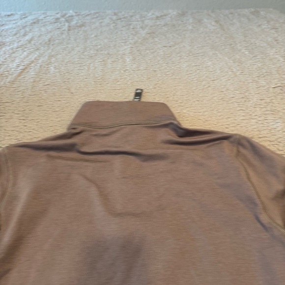 Vuori Coronado Half  Zip Jacket Men’s Small Heather Brown Activewear V253 Fall - Picture 9 of 16